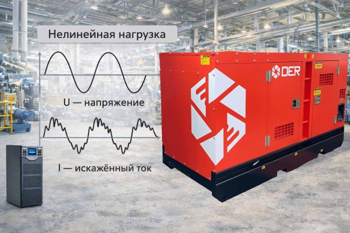 Нелинейная нагрузка и ДГУ