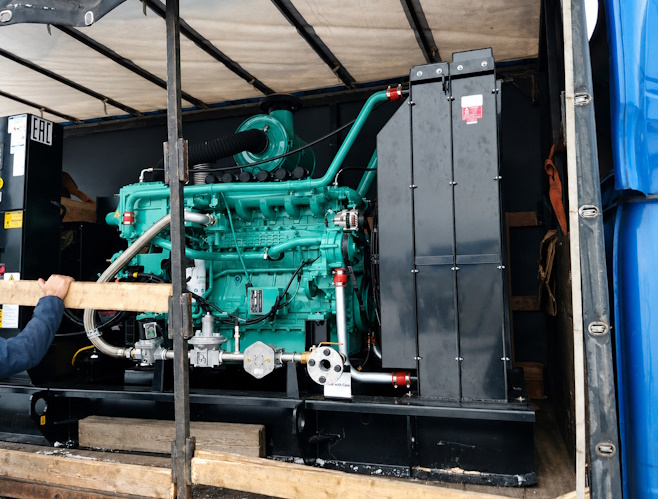 Поставка газопоршневой установки Doosan GE12TI из Китая для производственного объекта