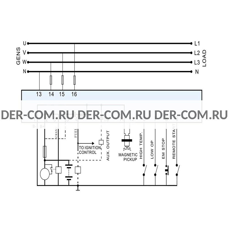 Контроллер Smartgen MGC100 ДизельЭнергоРесурс Контроллер Smartgen MGC100 ДизельЭнергоРесурс