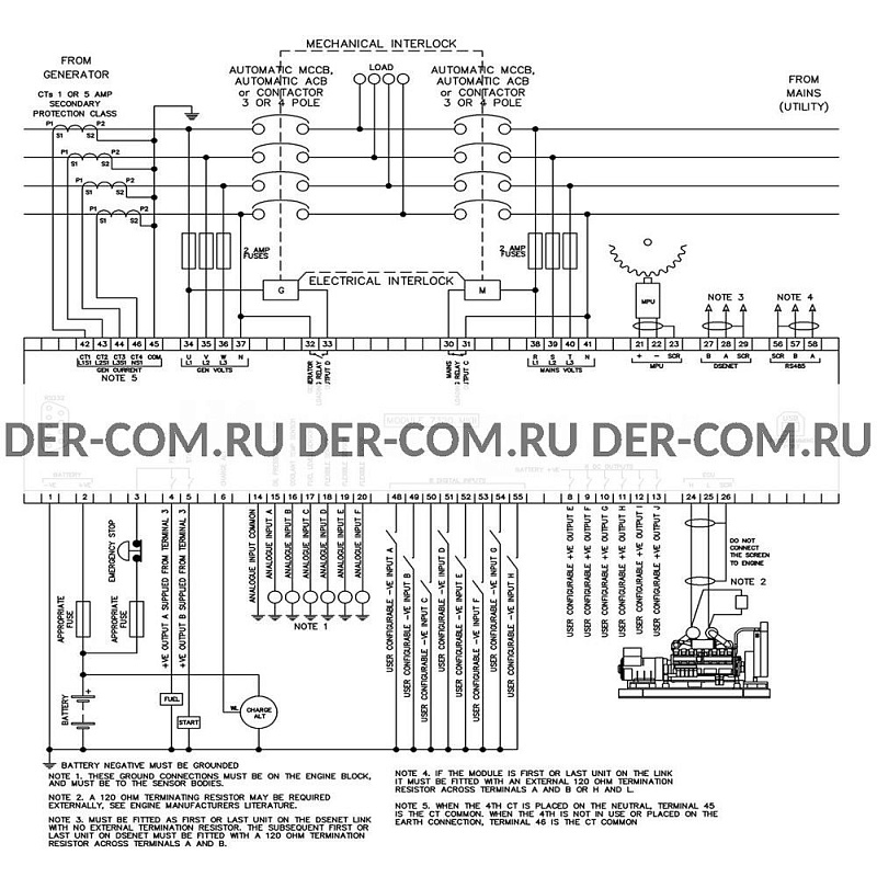 Контроллер Deep Sea DSE7320 ДизельЭнергоРесурс