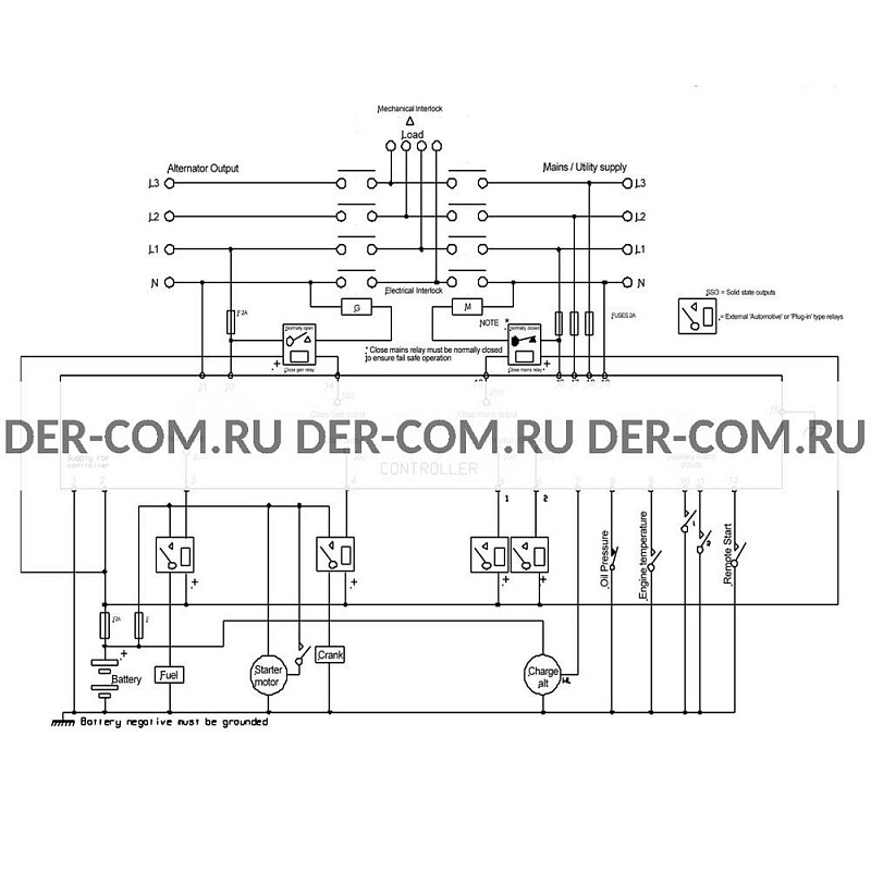 Контроллер Deep Sea DSE704 ДизельЭнергоРесурс Контроллер Deep Sea DSE704 ДизельЭнергоРесурс