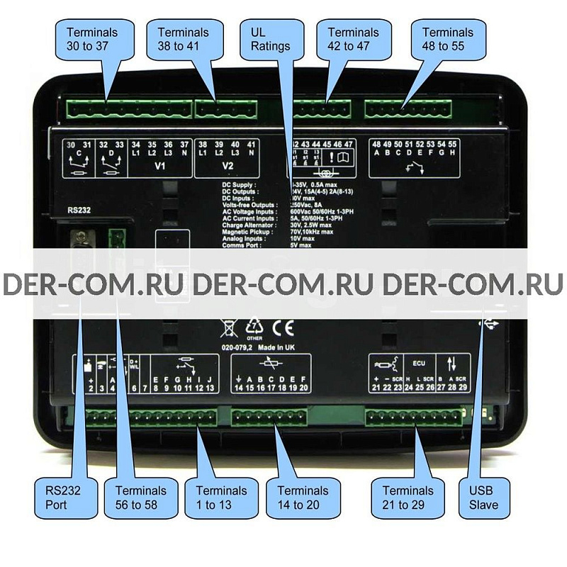 Контроллер Deep Sea DSE7310 ДизельЭнергоРесурс Контроллер Deep Sea DSE7310 ДизельЭнергоРесурс