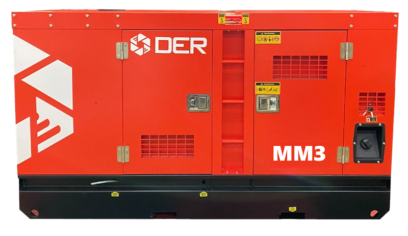 Дизельный генератор DER-32M в кожухе с АВР ДизельЭнергоРесурс