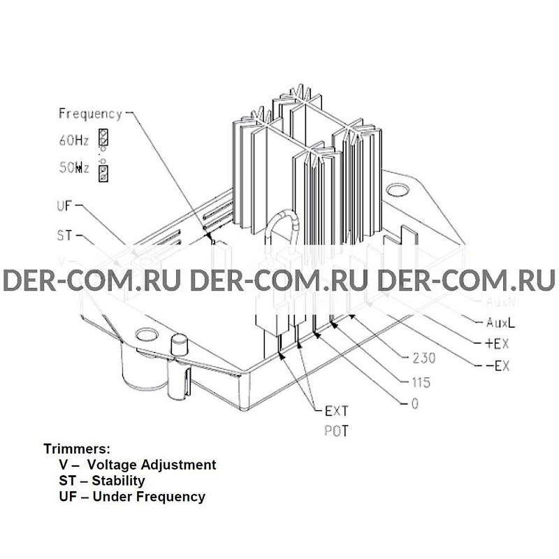Регулятор напряжения AVR Sincro B4 ДизельЭнергоРесурс
