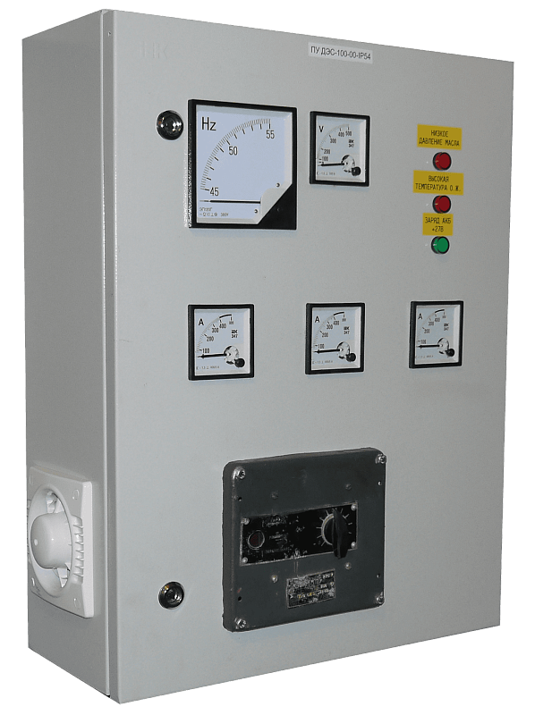 Пульт управления Standart ПУ-ДГУ-00S-400 кВт на базе аналоговых приборов 