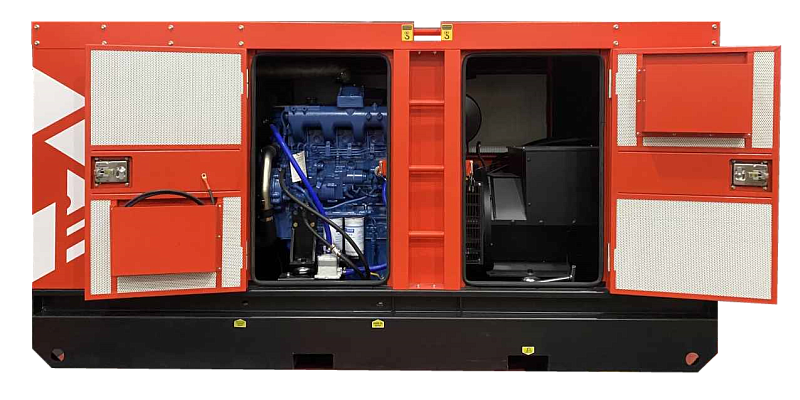 Дизельный генератор DER-60Y на базе двигателя Yuchai в кожухе ДизельЭнергоРесурс