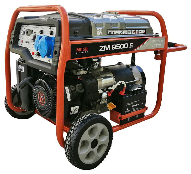 Бензиновый генератор Mitsui Power ZM 9500 E с АВР ДизельЭнергоРесурс Бензиновый генератор Mitsui Power ZM 9500 E с АВР ДизельЭнергоРесурс