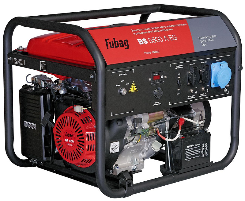Бензиновый генератор Fubag BS 5500 A ES ДизельЭнергоРесурс Бензиновый генератор Fubag BS 5500 A ES ДизельЭнергоРесурс