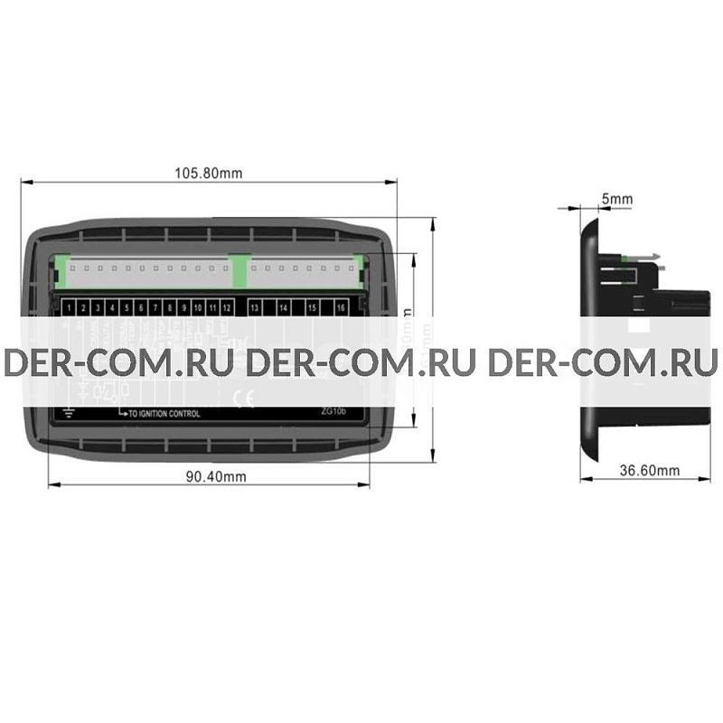 Контроллер Smartgen MGC100 ДизельЭнергоРесурс Контроллер Smartgen MGC100 ДизельЭнергоРесурс